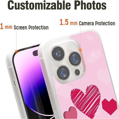 Miniatura 4 de Fundas de teléfono de amor para el día de San Valentín para mujeres a juego para iPhone 11, 12, 13, 14, 15, 16 Pro Max Plus Mini para Samsung Galaxy
