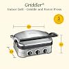 Cuisinart Griddler Parrilla Eléctrica de Interior, Prensa para Panini, Sandwichera y Más, 5 en 1, Placas Antiadherentes Aptas para Lavavajillas, GR-4NNAS, Acero Inoxidable 8