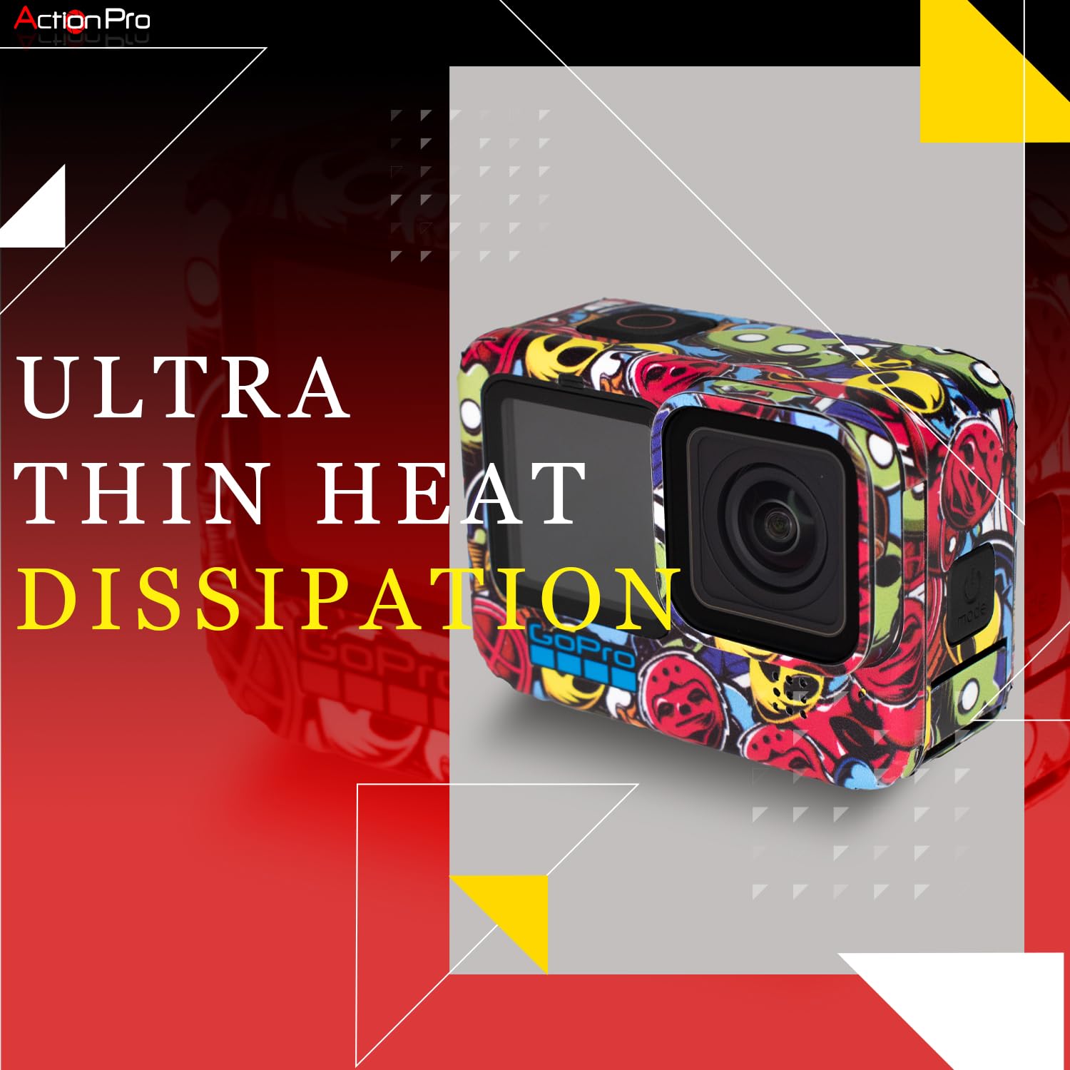 Action Pro Camera Skin Compatible with GoPro-9/10/11/12/13 Action Camera 1