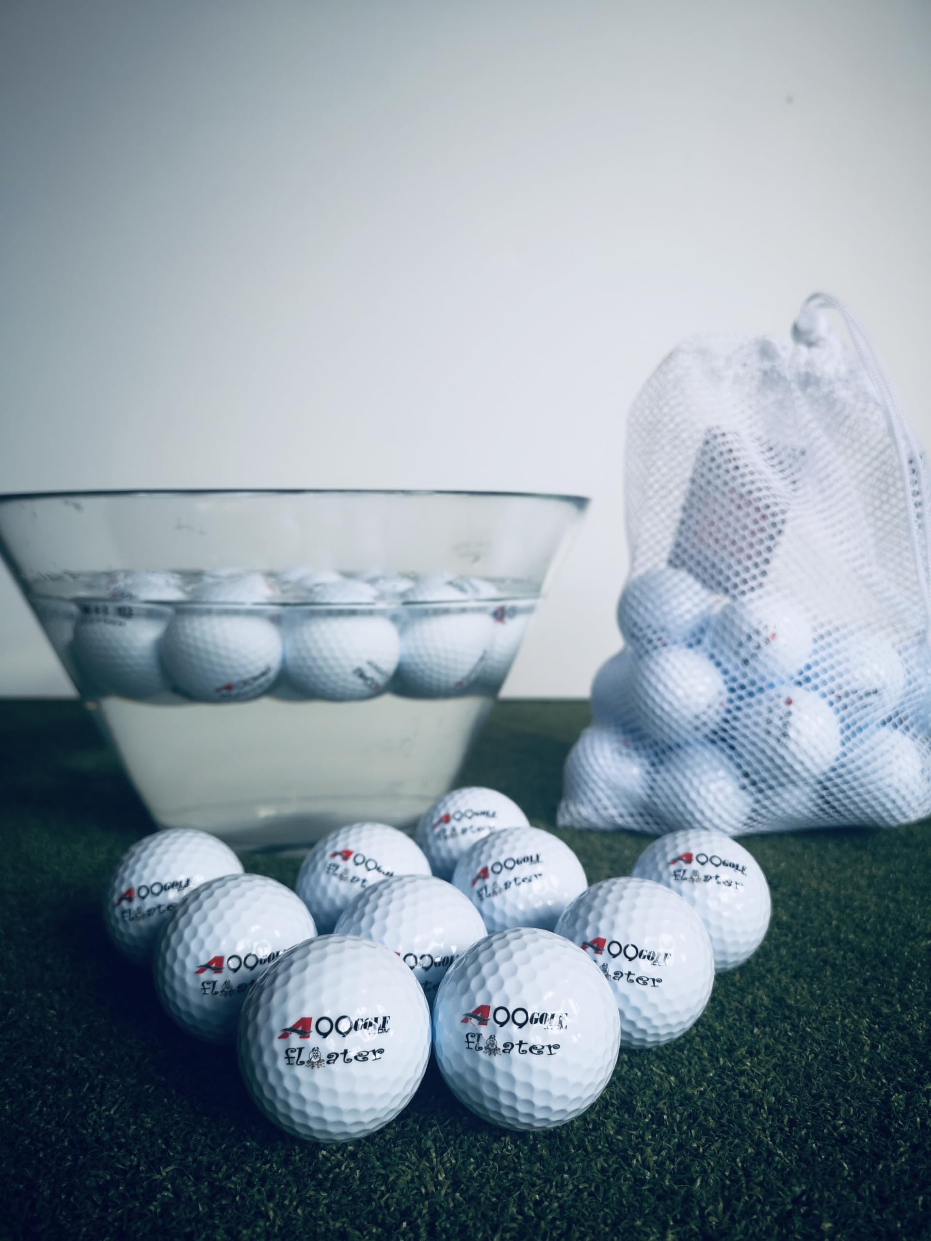 100 Stück Golf Floater Bälle Floating Ansatztrainer (mit Logo)