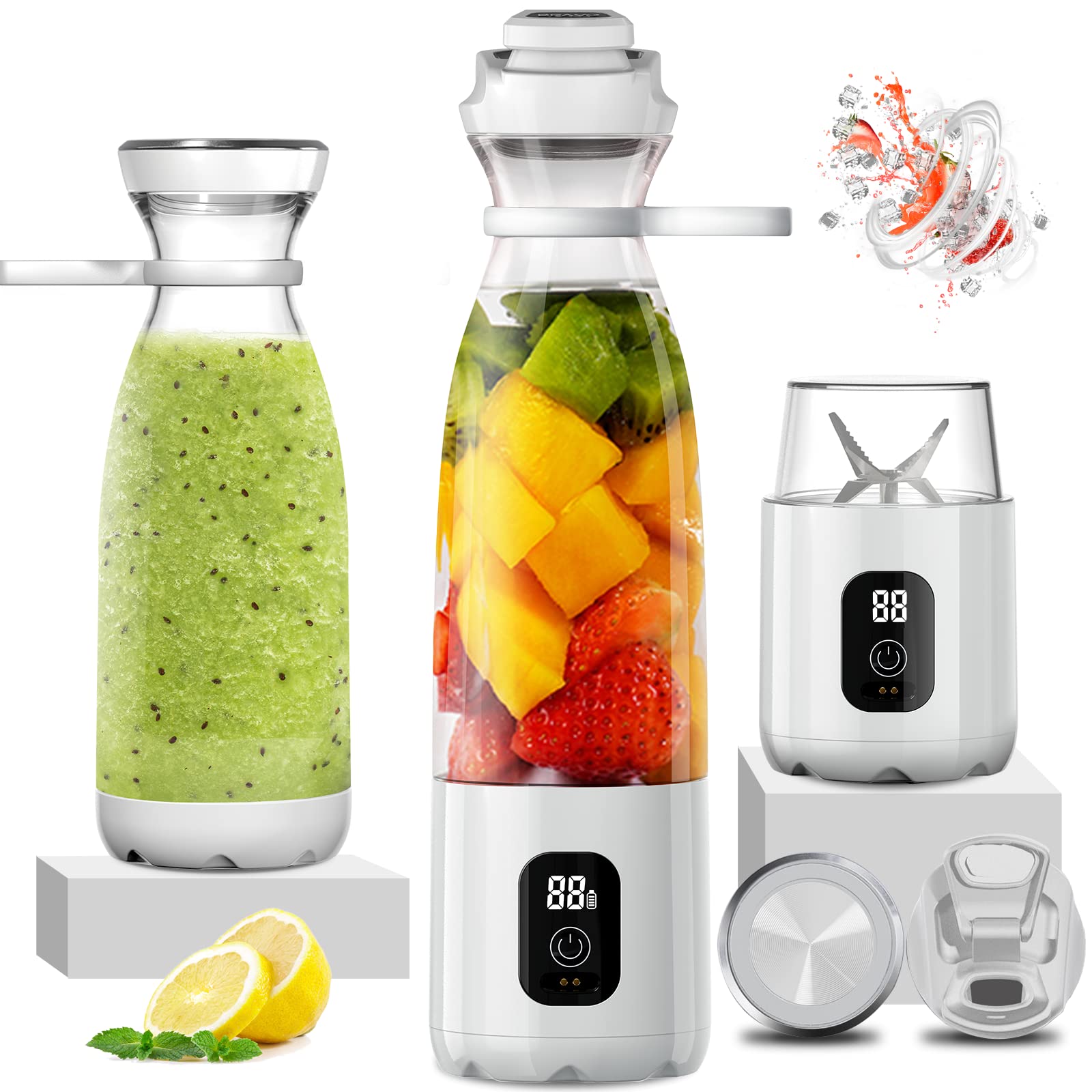 Buy Portable Blender, Personal Blender for Shakes and Smoothies 300W