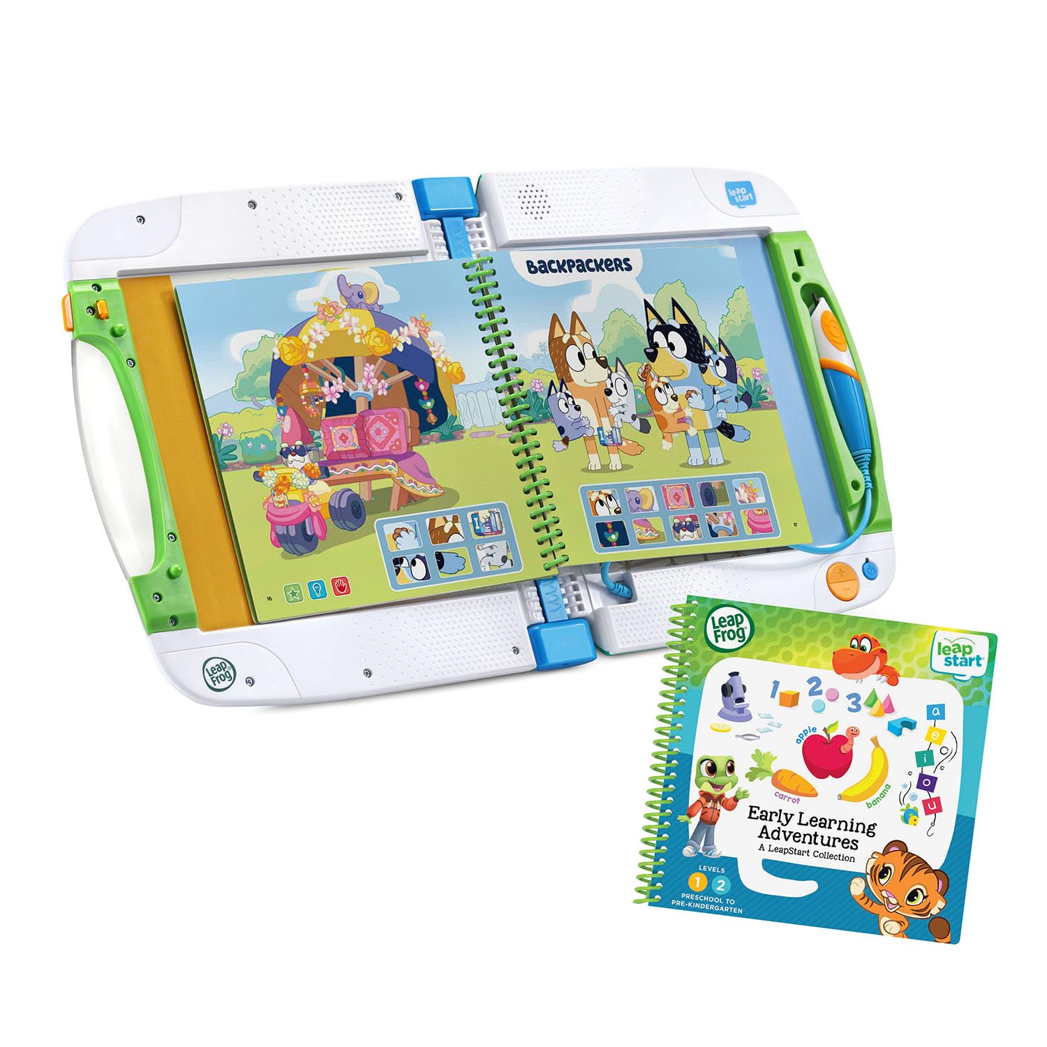 LeapFrog LeapStart Bluey Fun and Games Activity Bundle