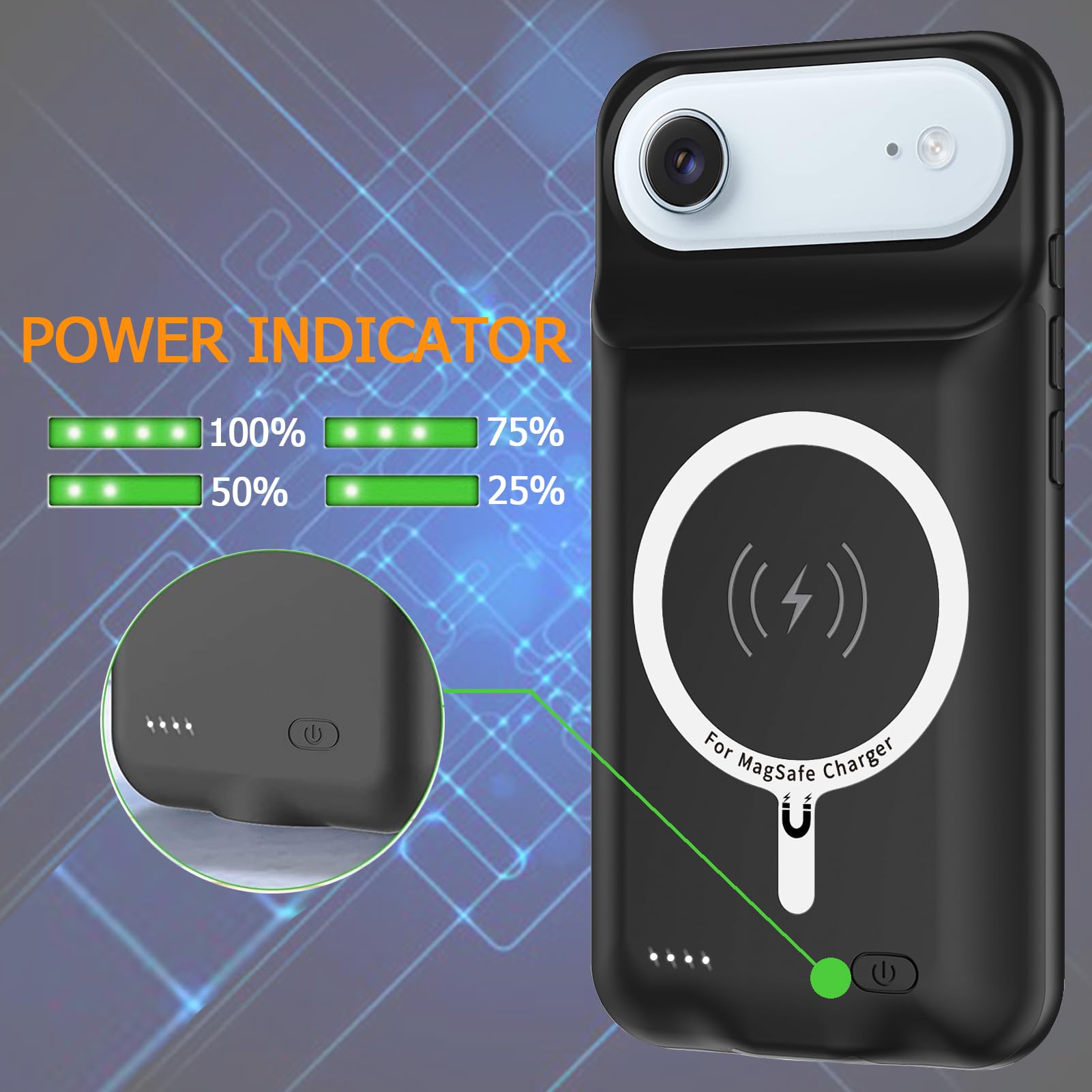 Amazon.com: Battery Case for iPhone Air, Upgraded 12000mAh