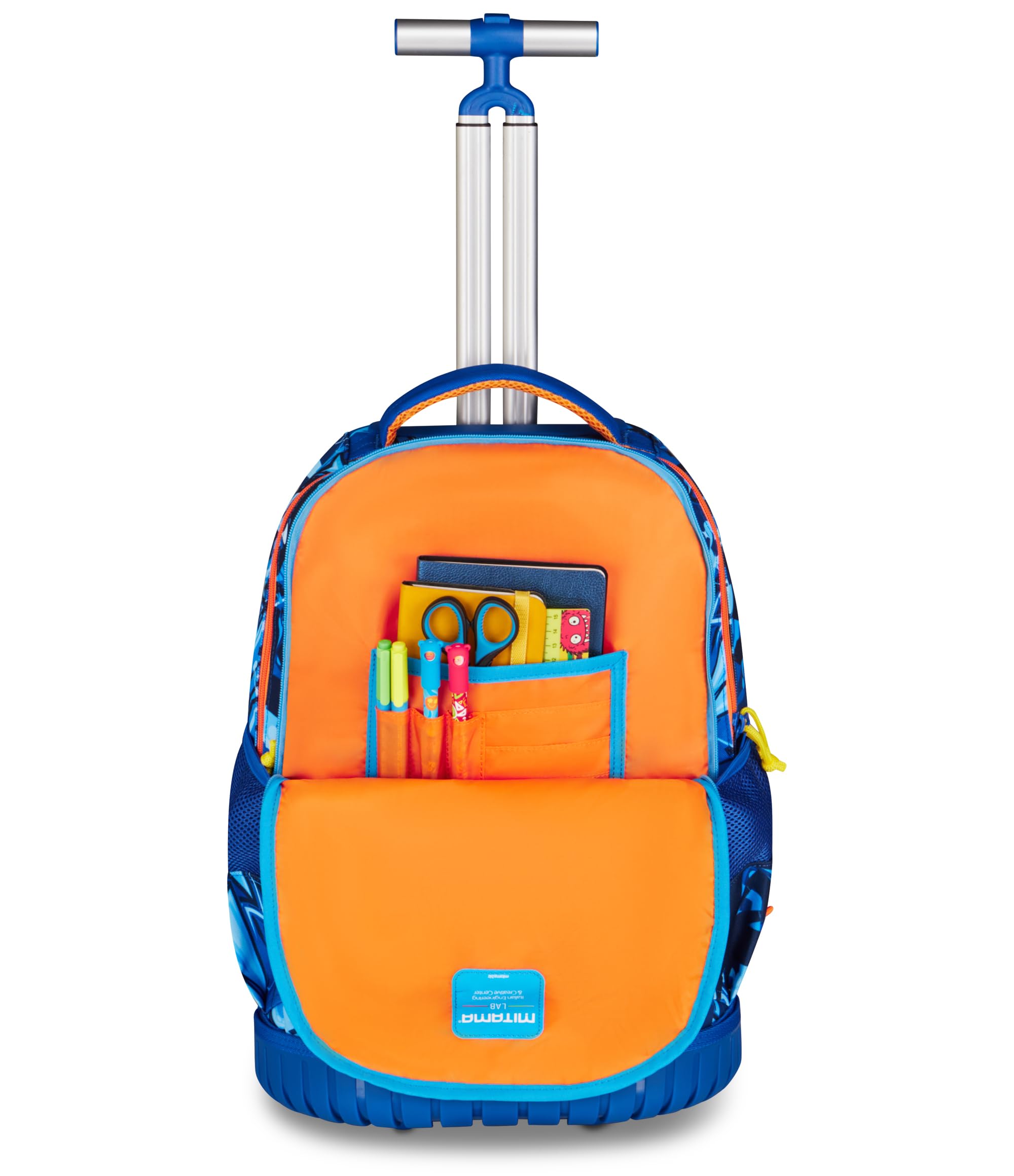 Mitama Zaino Trolley Run Maxi FunnySport, Spallacci a scomparsa, Bambini e Bambine, Tasca Porta Borraccia, Doppio uso, azzurro | Spallacci a scomparsa, Tasca Porta Borraccia, Doppio uso