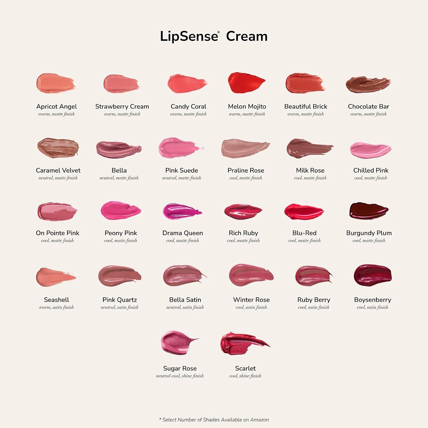SeneGence LipSense Long-Lasting Liquid Lip Cream, Ruby Berry Satin, 0.25 Fl Oz, Waterproof and Hydrating Creamy Color for Lips for Up to 6 Hour Wear, Vegan Transfer-Proof Cream-to-Matte, Cruelty-Free
