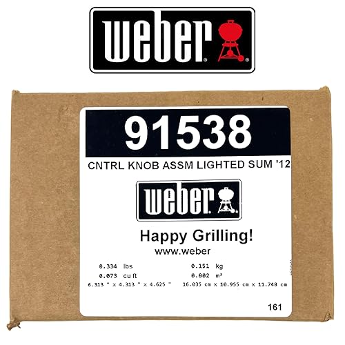 Miniatura 5 de Weber 91538 Paquete de 2 perillas de control iluminadas para algunas parrillas Summit