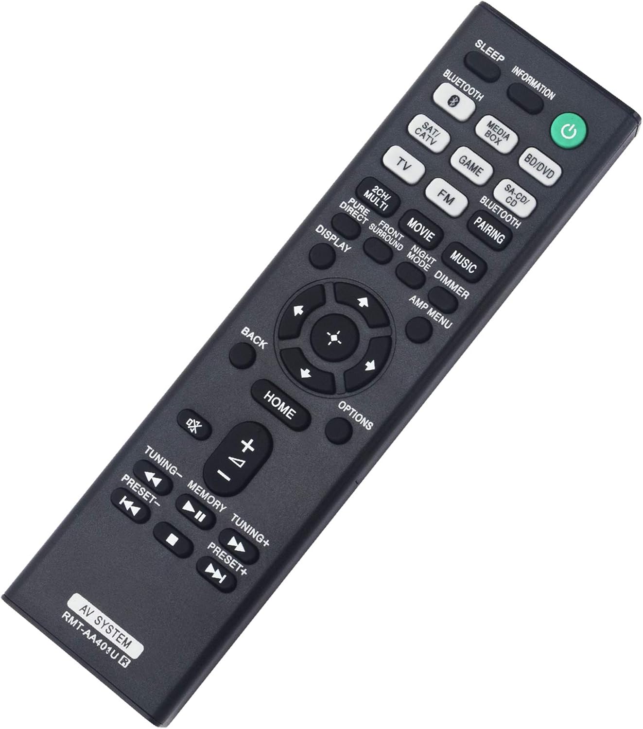 RMT-AA401U Replacement Remote Controller Fit for Sony Multi Channel AV image 2