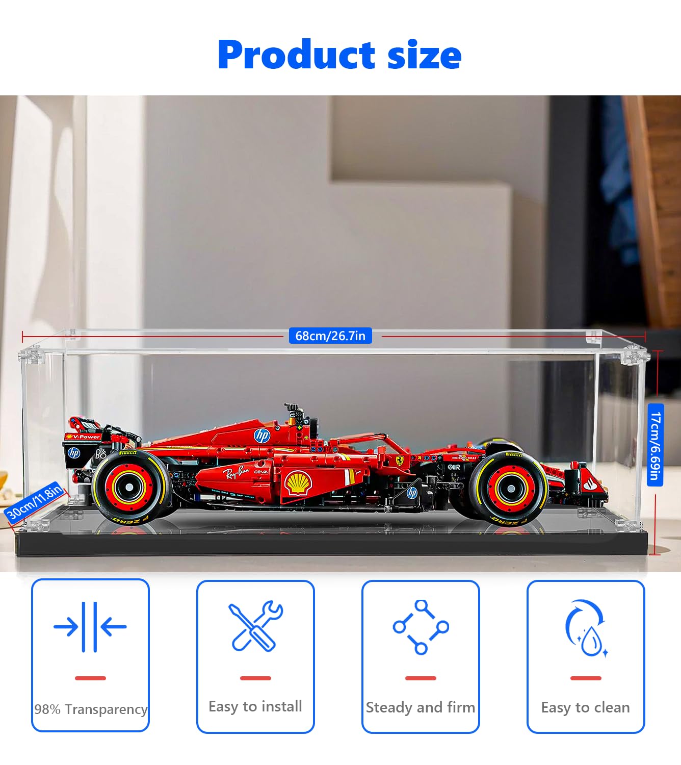 Amazon.co.jp: Sungvoolレゴテクニック Ferrari SF-24 F1 Car42207専用