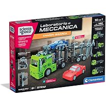 Clementoni Science and Play Mechanics Laboratory - Bisarca, 10 in 1 Construction Set, Children 8+ Years, Discover the Principles of Engineering, Made in Italy, Italian Language, 19391