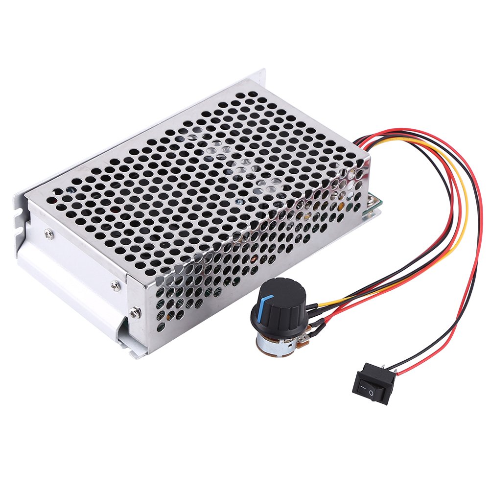 Regulador PWM 10-50V 100A para control de velocidad de motores CC de alta potencia de 3000W