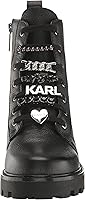 Vista 2 de Karl Lagerfeld Paris Botas de combate mela-combat para uso diario para mujer