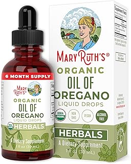 Oregano Oil Drops | 6 Month Supply | USDA Organic Oil of Oregano Liquid | Herbal Blend for Immune Support | Digestive Heal...