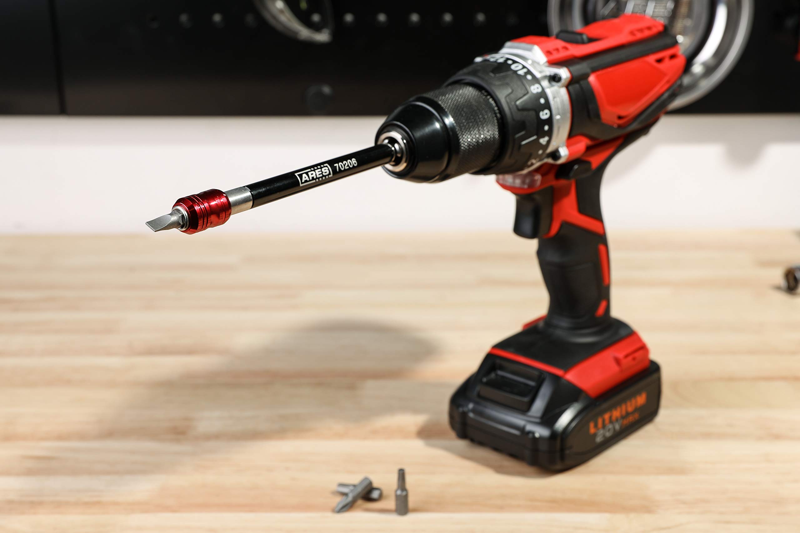 ARES 70206 Drill Extension Bit Holder 6Inch Quick