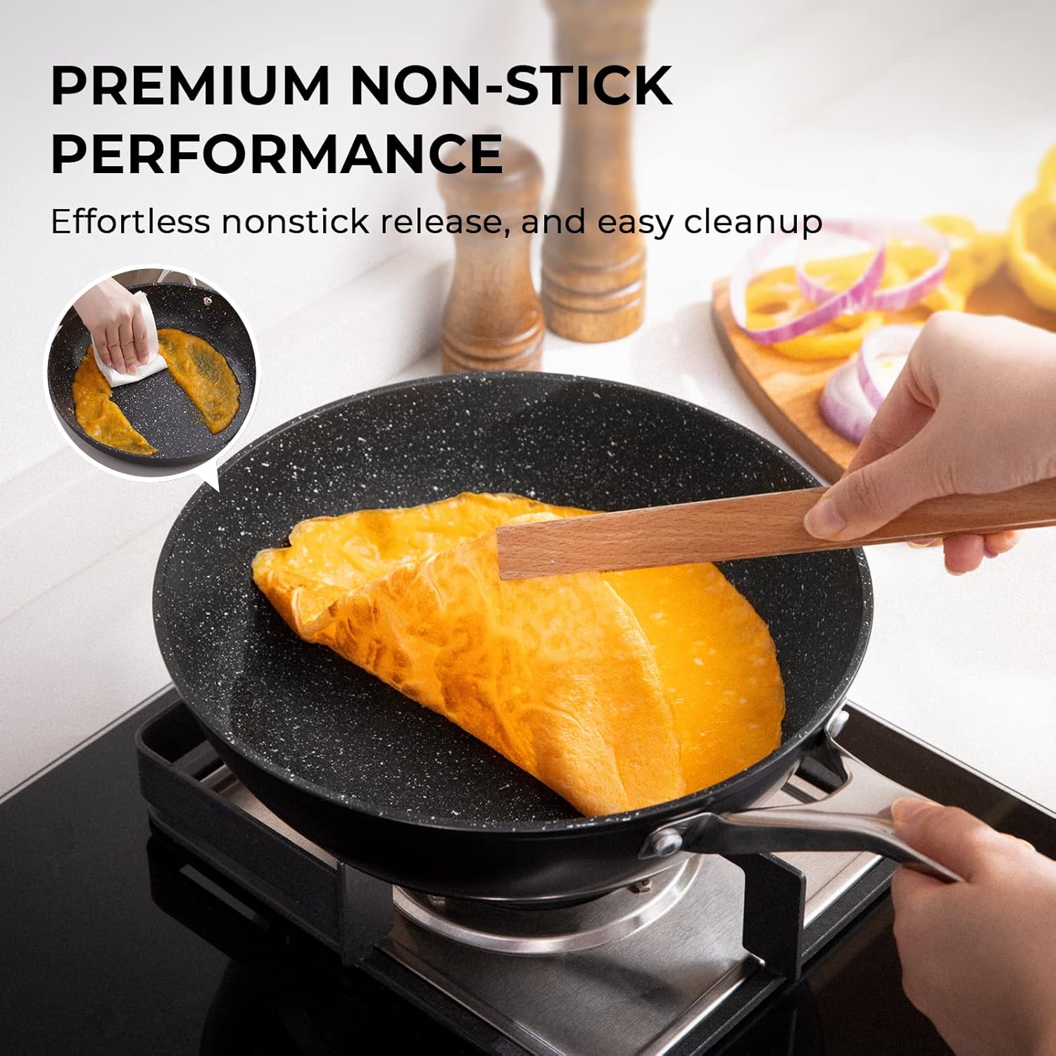 Fadware Nonstick Pan Makes Cooking Easy