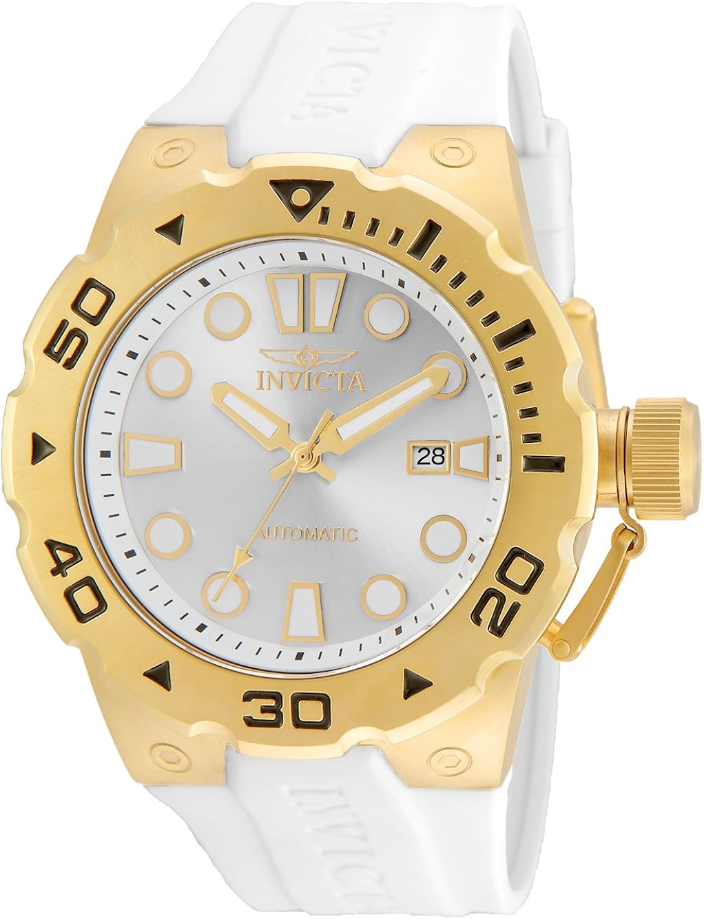 Invicta 23507 Pro Diver Orologio da Uomo acciaio inossidabile Automatico  quadrante argento : Amazon.it: Orologi