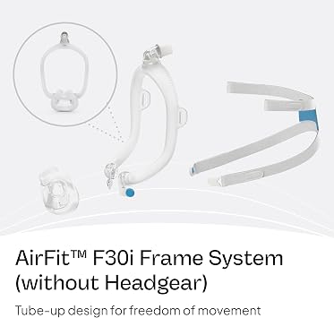Resmed AirFit F30i Frame System Without Headgear, Large Frame Small Cushion