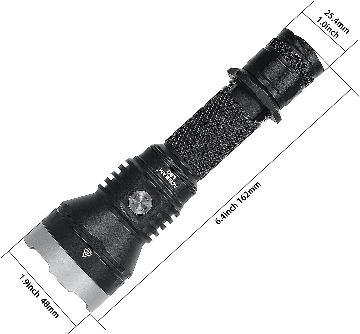 Nеw Prоduсt ACEBEAM L30 Gen II Tactical Flashlight 4000 Lumens Cree XHP70.2 LED Micro-USB Rechargeable Flashlights High Lumens, 6500K
