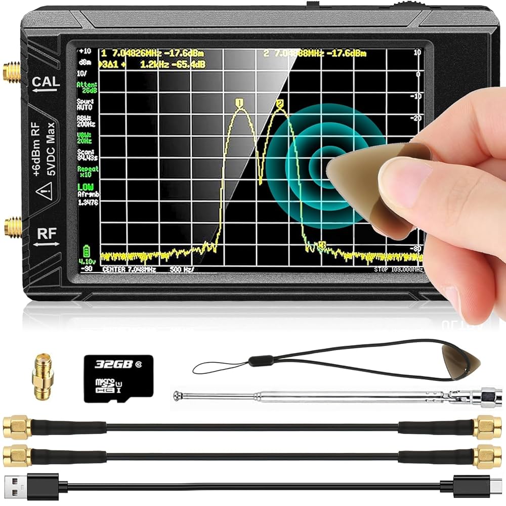 その他 Tiny Spectrum Analyzer tiny SA ultra 2023 TinySA Ultra Spectrum Analyzer, 100kHz to 5.3GHz