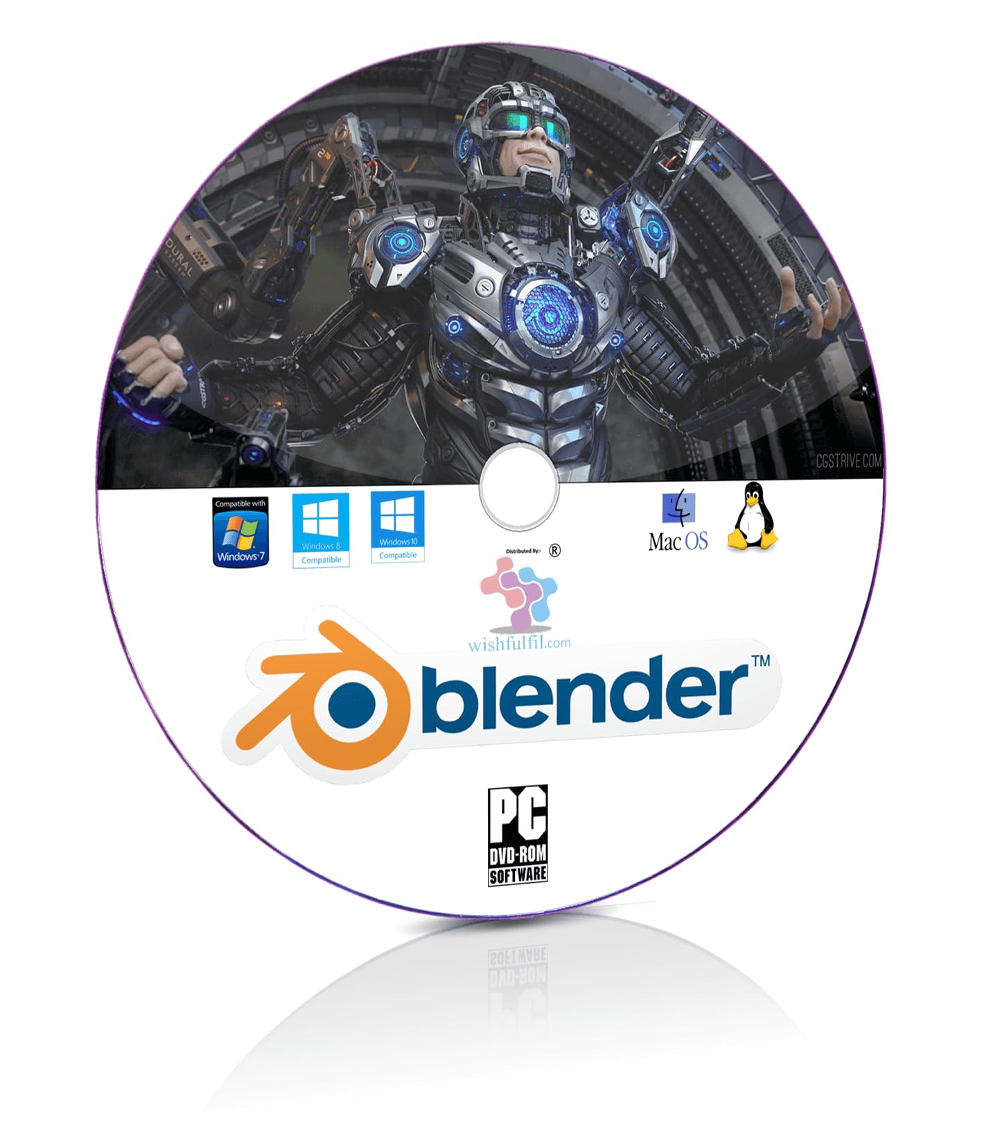 wishfulfil Blender 3D Graphics Design and Animation Studio Professional Software DVD