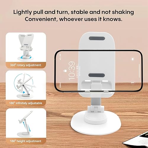 Miniatura 3 de Soporte plegable para teléfono de escritorio, soporte para teléfono en el escritorio compatible con iPhone 15, 14, 13 Pro Max Mini, adecuado para