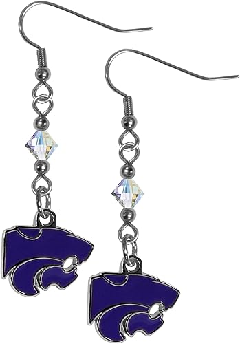 Miniatura 8 de Siskiyou Sports NCAA - Pendientes colgantes de cristal para mujer