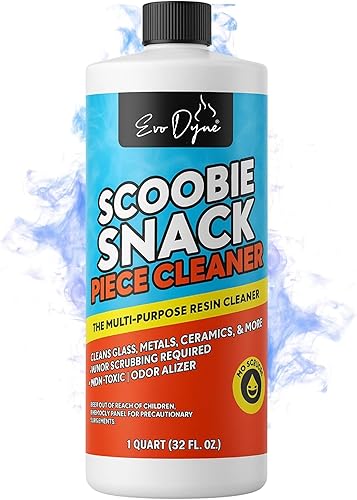 Evo Dyne Limpiador de tuberías, fabricado en los Estados Unidos | Limpiador de vidrio elimina el alquitrán y la resina de manera eficaz con nuestra