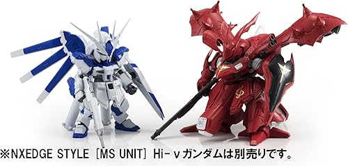 Miniatura 9 de Bandai Tamashii Nations Nxedge Style Nightingale Figura de acción "Contraataque de Gundam Char"