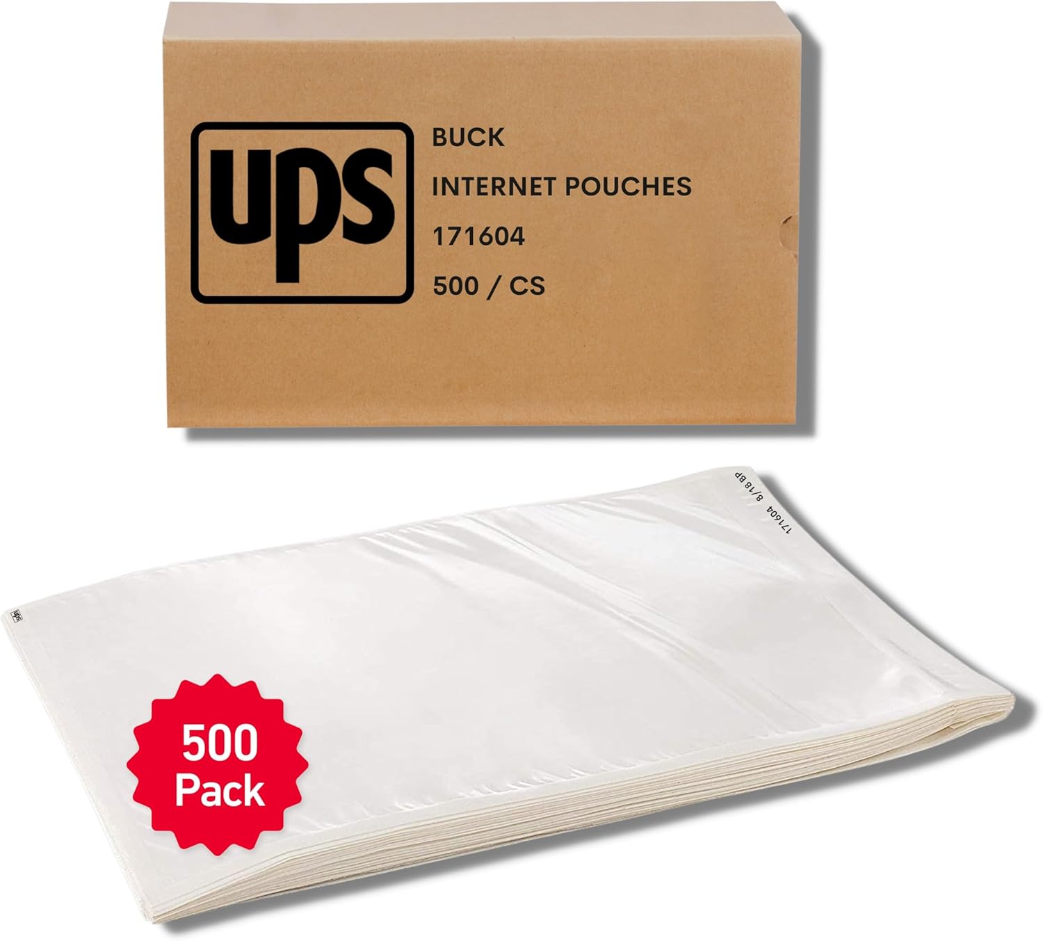 500 Pack 6.5″x10″ UPS Shipping Label Sleeves...