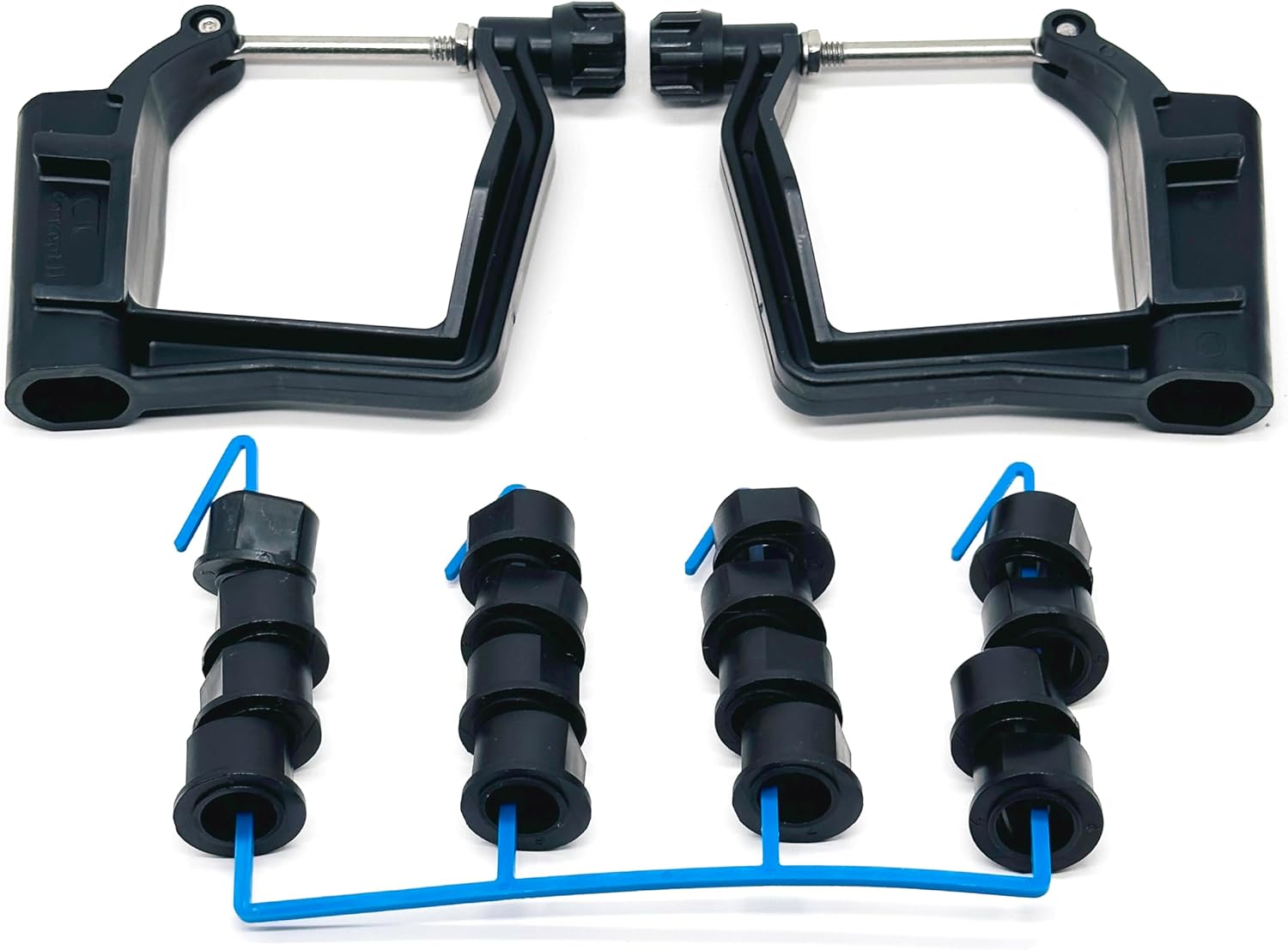 Concept2 Sweep Oarlock Kit with Black Pitch Bushings for 9/16 in Rigger Pin, 465