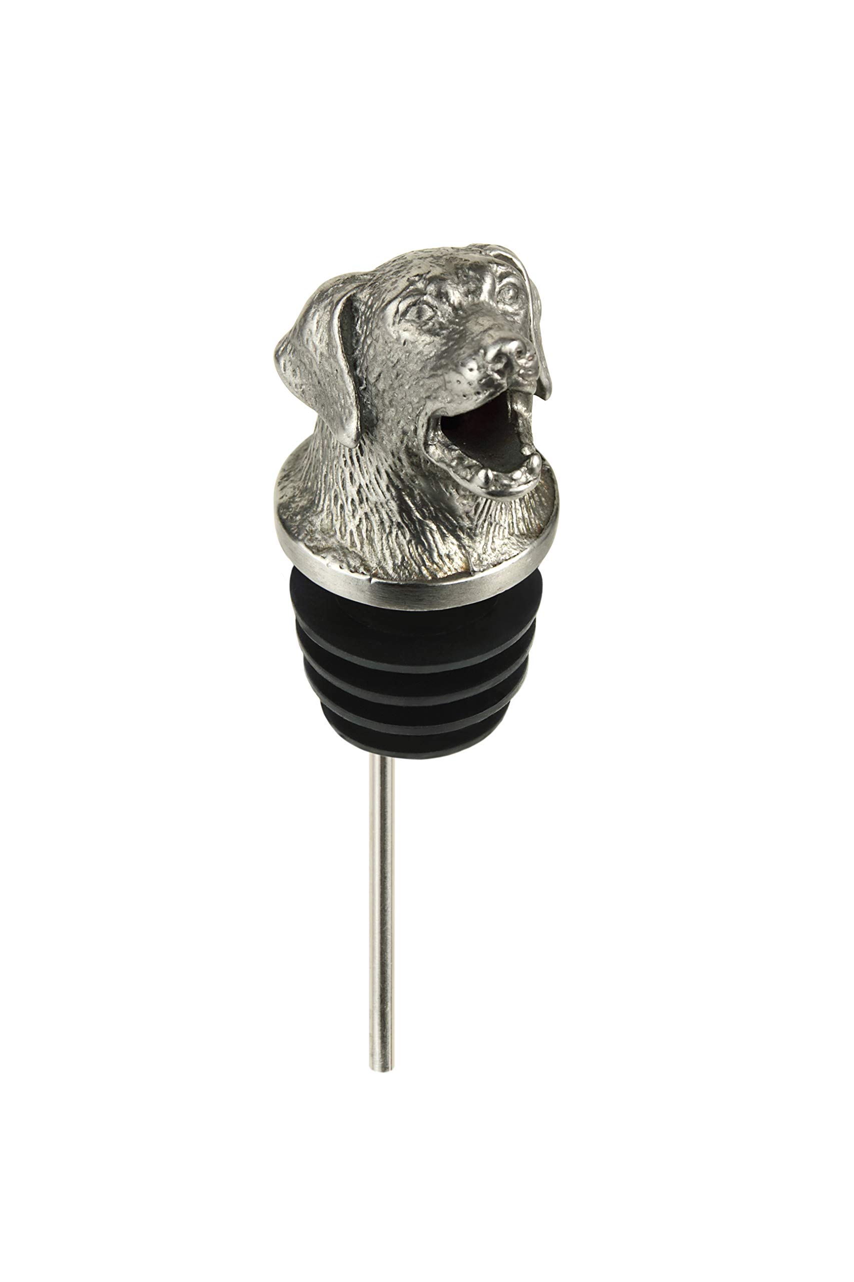 Stainless Steel Animal Wine Pourer Aerator - Labrador Dog