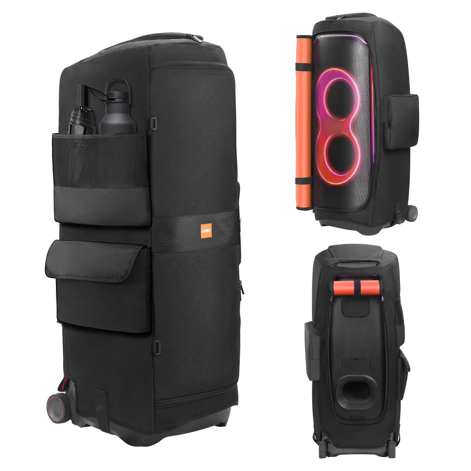 LEFOR·Z Speaker Case Compatible with JBL PartyBox Ultimate,Portable Speaker Dust Cover Storage Bag Fits for JBL PartyBox Ultimate for Outdoor Travel,Cover Only