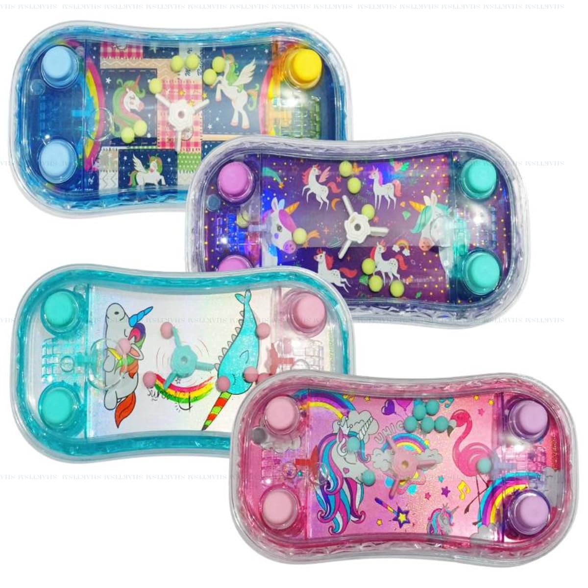 SHAKTISM Kuromi,Space, Car Theam Water Ring Toss Game, Handheld Water Pinball Toy, 4 Button, Water Game for Kids (Kuromi Random Design)