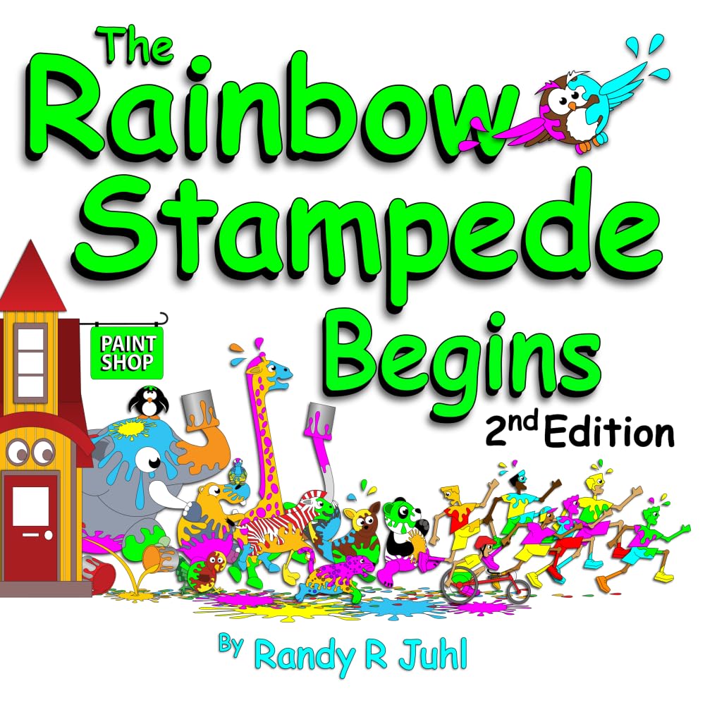 The Rainbow Stampede Begins: 1st in a Series, Children's Books Ages 3-5 Rhyming, Rhyming Books For Kids Ages 3-8, a Funny Rhyming Read Aloud For Kids, ... trilogy of rhyming books for ages 3-8)