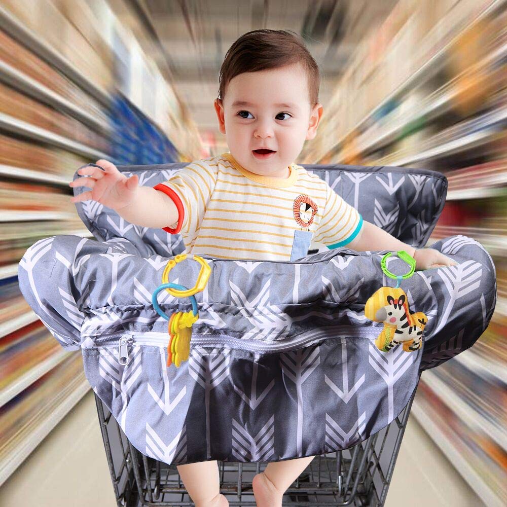 Shopping Cart Cover For Baby Binxy Baby 2-in-1 Cushy High Chair