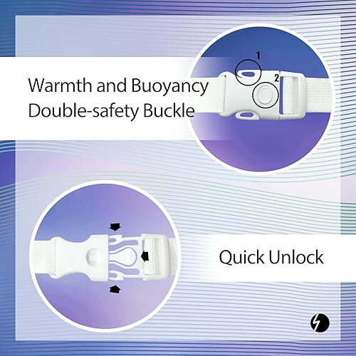 Miniatura 5 de TaktZeit Chaleco de natación para niños pequeños, flotadores para piscina de 30 a 50 libras, flotadores para brazos para niños