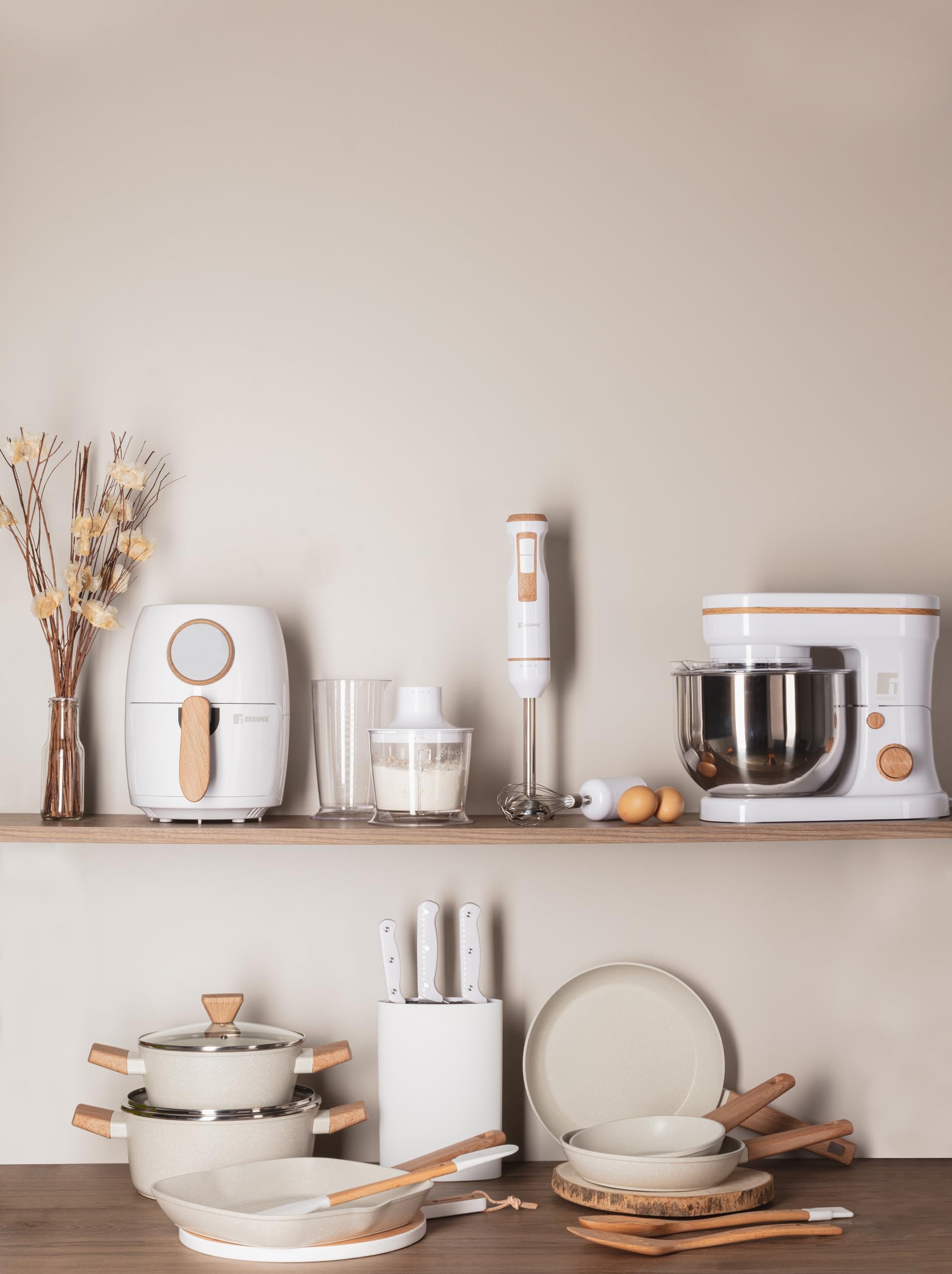 Frullatore A Immersione Russell Hobbs Rosso - 500W, Bicchiere Da 700ml, Senza BPA - Foto 3