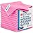 Microfiber Wholesale 12 x 12 MW Pro Multi-Surface Cleaning Cloths Pink - 12 Pack | Premium Microfiber Towels for Cleaning Glass, Kitchens, Bathrooms, Automotive, Supplies & Products