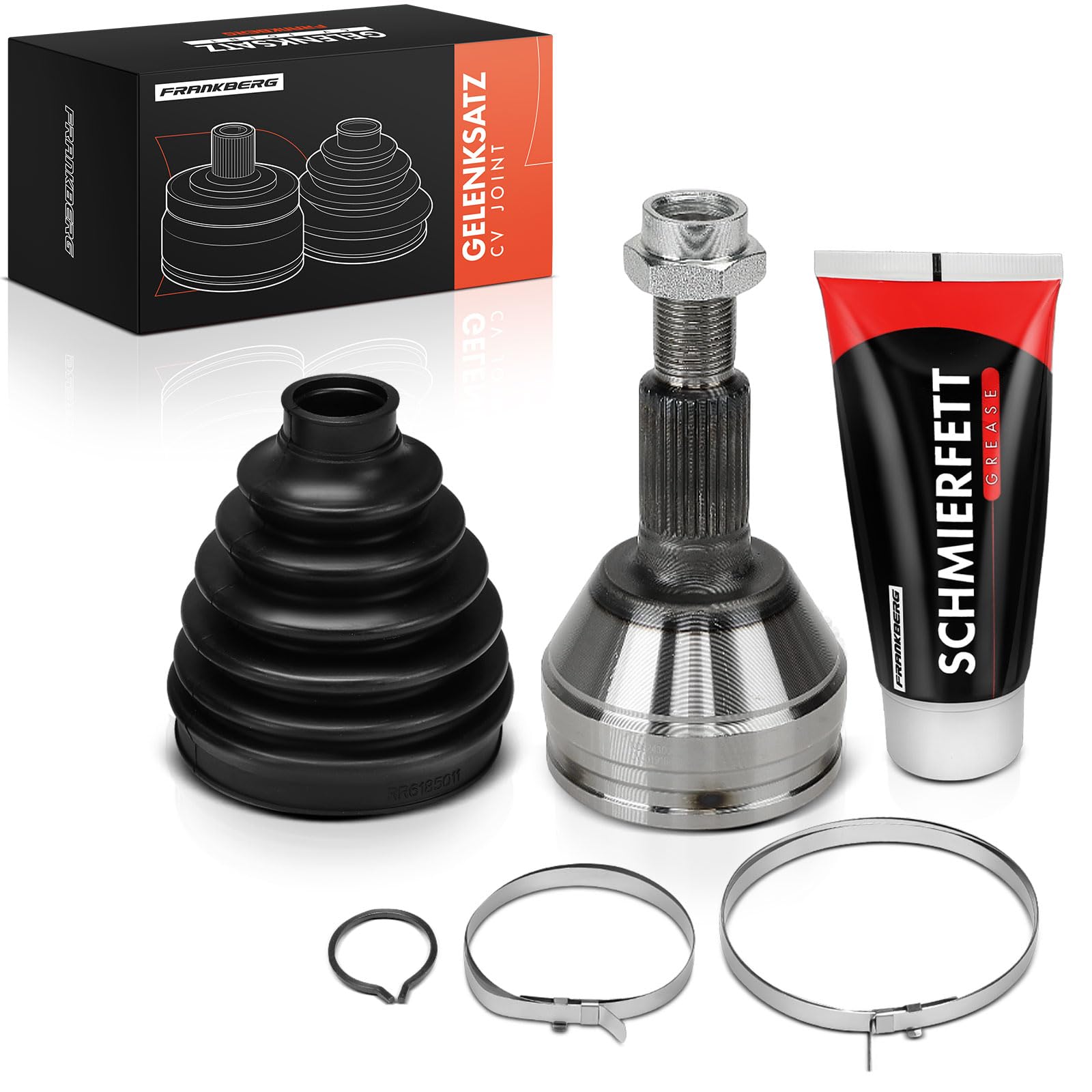 Frankberg Kit de junta homocinética del eje de transmisión lado de la | Compatible con: Captiva C100 C140, Furgoneta Captiva C100, Antara L07