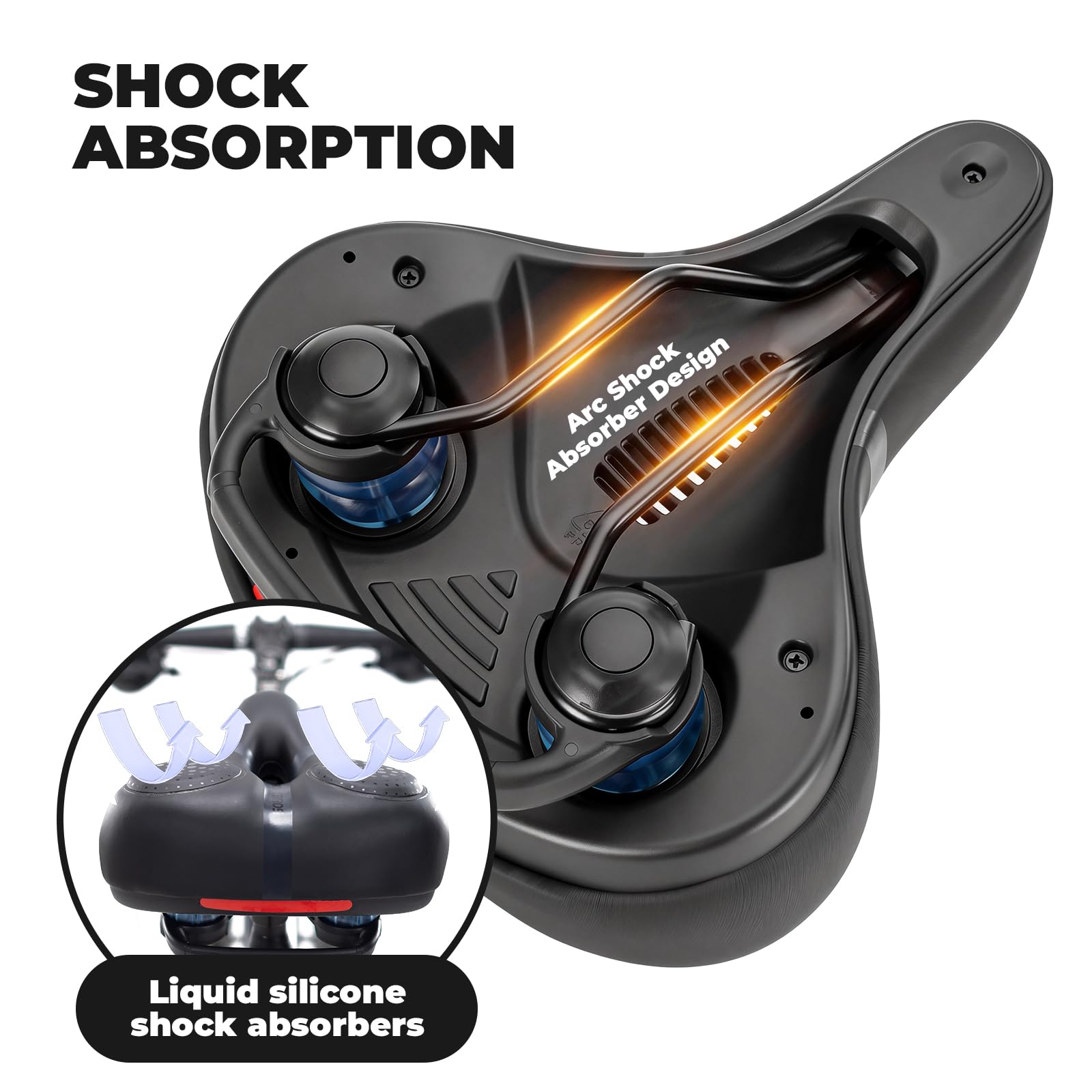ROCKBROS waterproof bicycle saddle for MTB & road bike made of mem – ROCKBROS-DE
