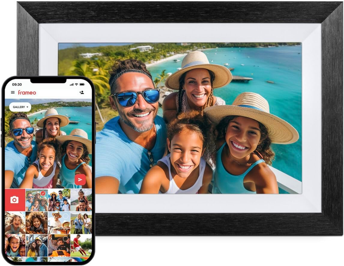 10.1" Continu.us Digital Photo Frame (Black)