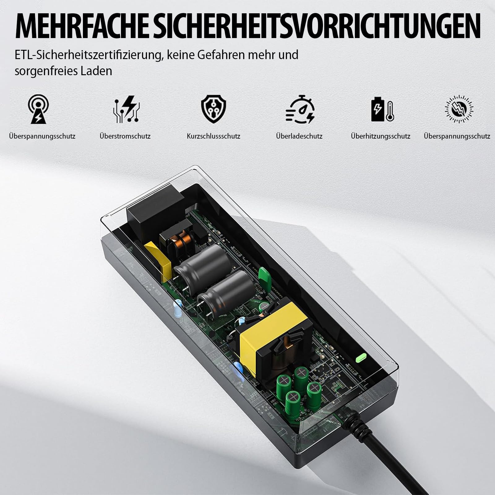 AC auf MC4 Ladegerät 54V/3A 162W für SolarFlow 1200 Hub 2000 AIO2400 Solix