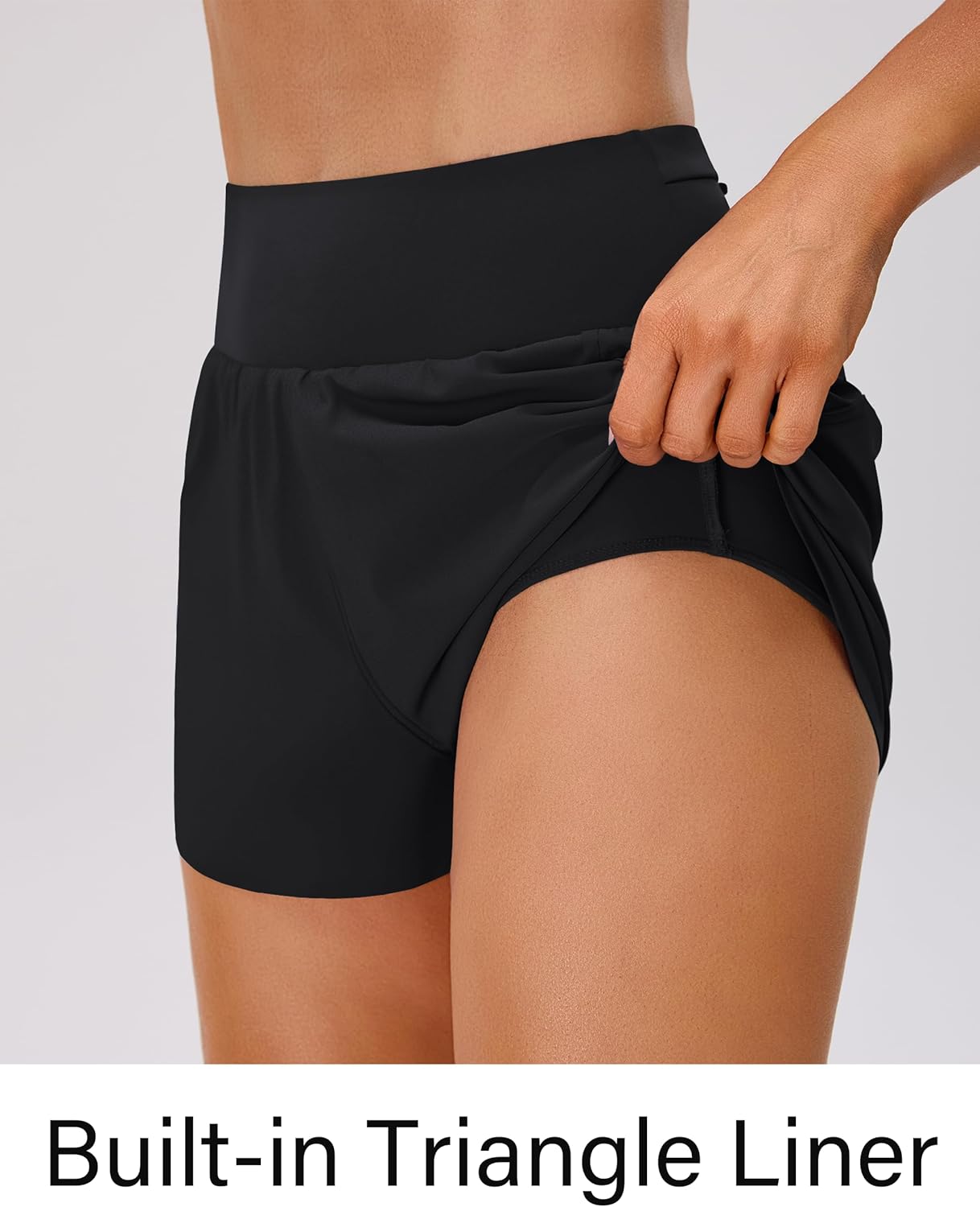 BMJL Women's Athletic Shorts High Waisted Running Shorts 2.5" Comfy Liner for Workout Gym Track - Image 4