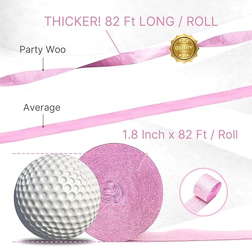 Vista 134 de PartyWoo Serpentinas de papel crepé verde, 6 rollos de 492 pies, paquete de papel crepé verde bosque esmeralda cazador para graduación, Navidad