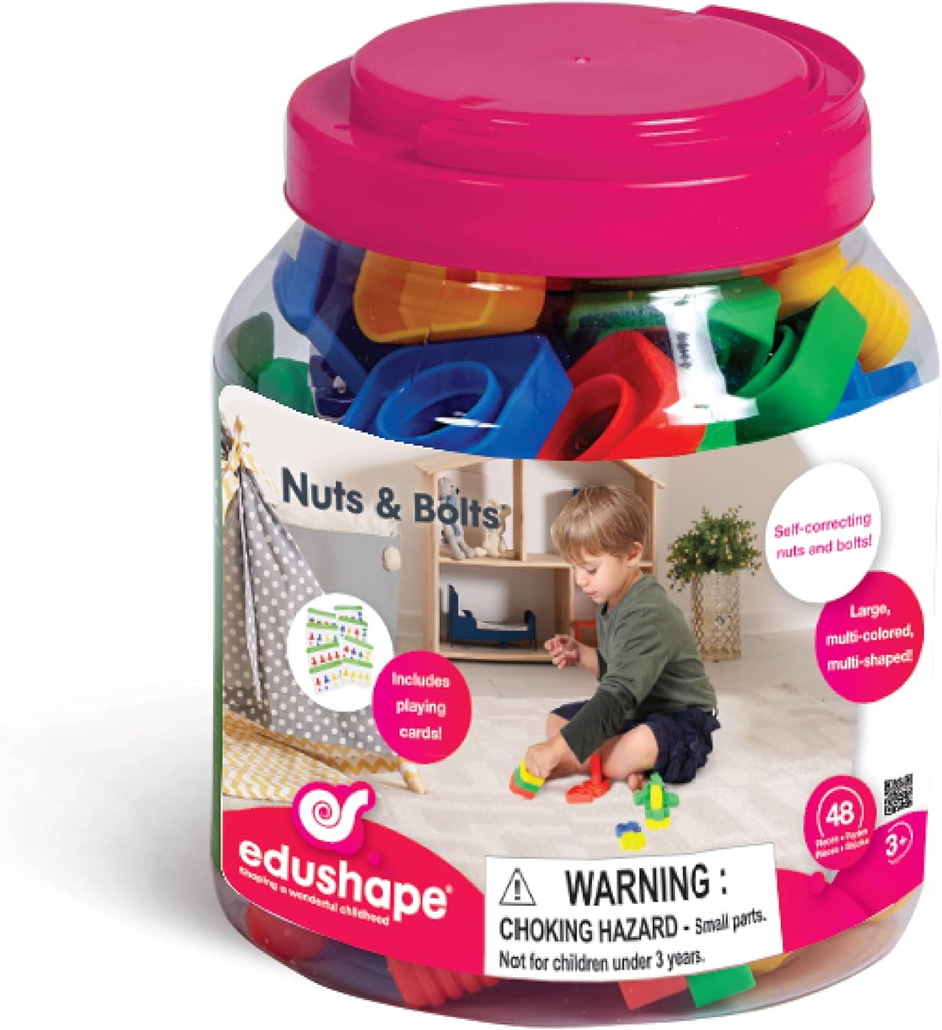 EDUSHAPE EDU929048 Easy Grip Nuts & Bolts Toy Amazon.ca Toys