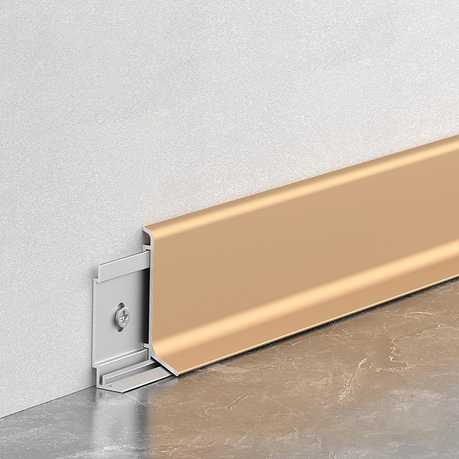Copertura per battiscopa in laminato, perline in alluminio per arredamento moderno e ristrutturazione di interni