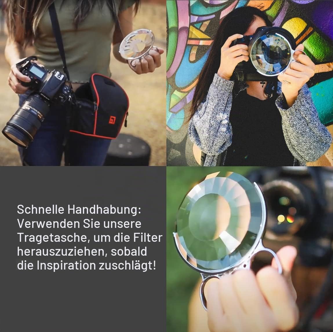 Fractal Filters Classic Prismatische Kamerafilter, 3er-Pack