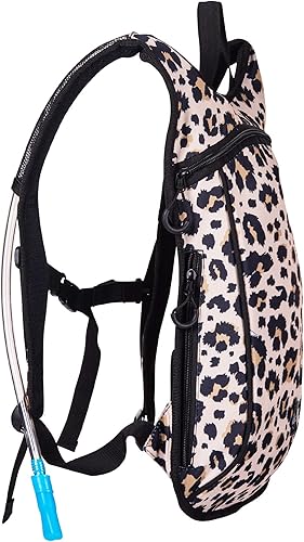 Vista 5 de Vibe Festival Gear Mochila de hidratación con bolsa de agua de 2 L para mujeres, hombres, adolescentes y niños, Hydropack Hydro Sports, al aire