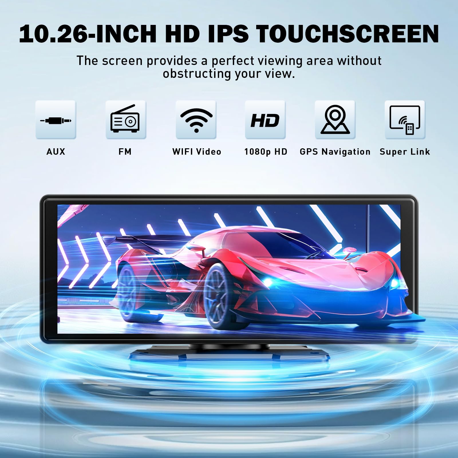Kolap Carplay Scherm - Android Auto scherm - Draadloos - 10.26 Inch