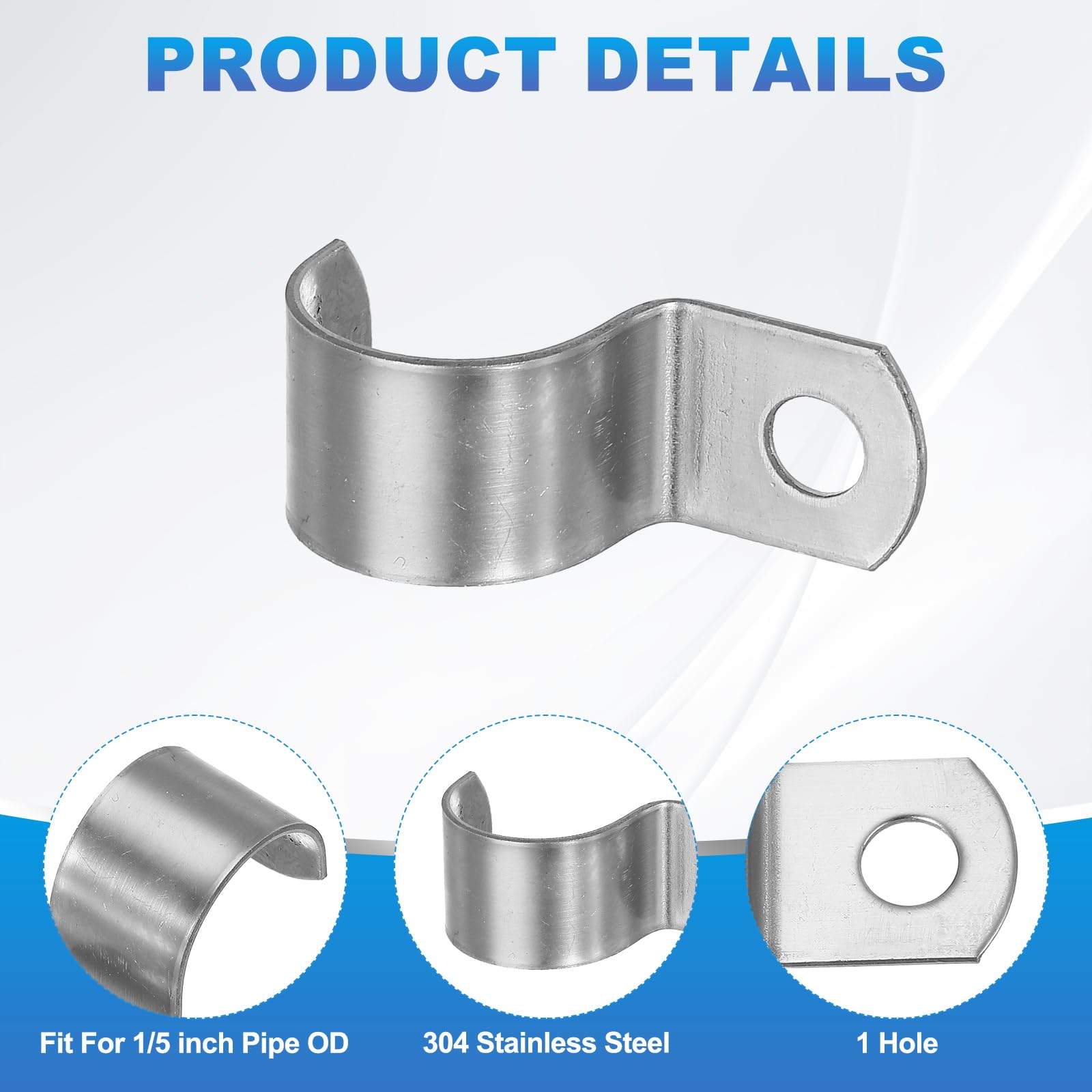 PATIKIL 22mm Rigid Pipe Strap - Image 3