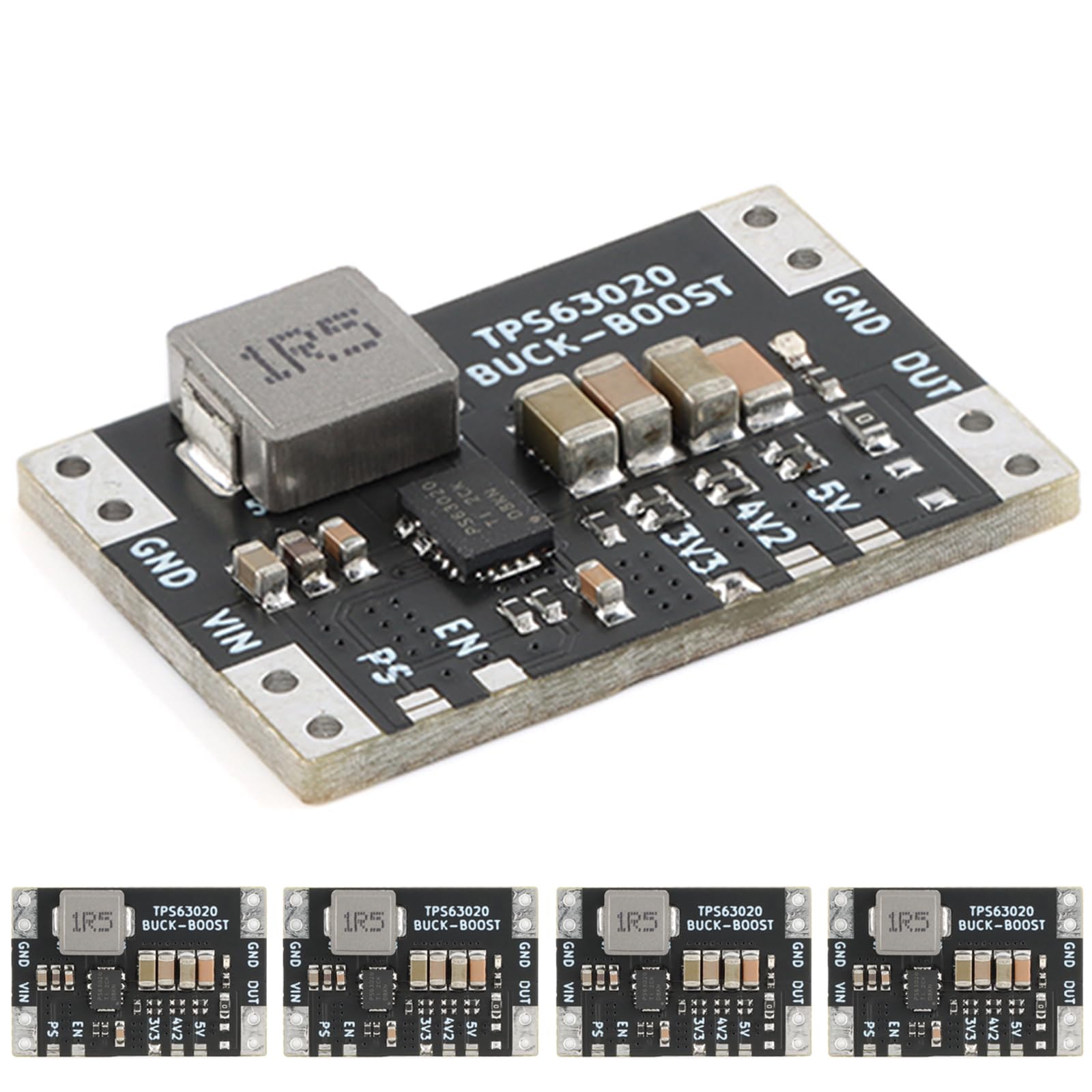 Amazon.com: EC Buying 5Pcs XL63020-3.3 USB DC DC Voltage Boost Buck  Converter Power Module Lithium Battery Step-Up Power Module Step Down  XL63020-3.3V TPS63020 Microcontroller Power Supply Low Ripple USB :  Electronics